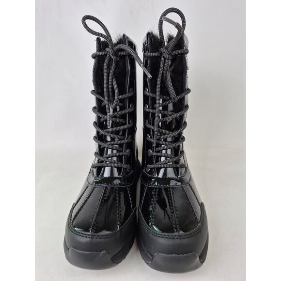 UGG Women's Black Adirondack Boot III Patent Size 6 US 1132991 - Picture 4 of 7